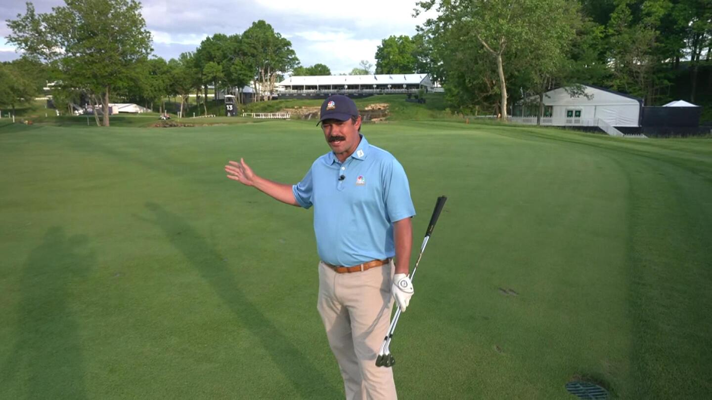 Johnson Wagner breaks down 13th hole at Valhalla Golf Club