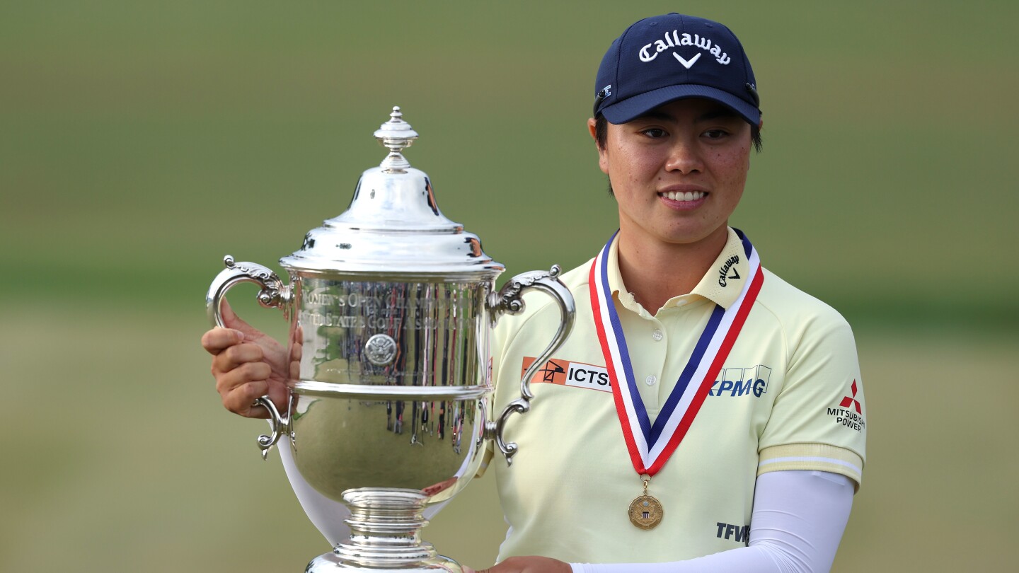 Yuka Saso overcomes early four-putt to win second U.S. Women’s Open