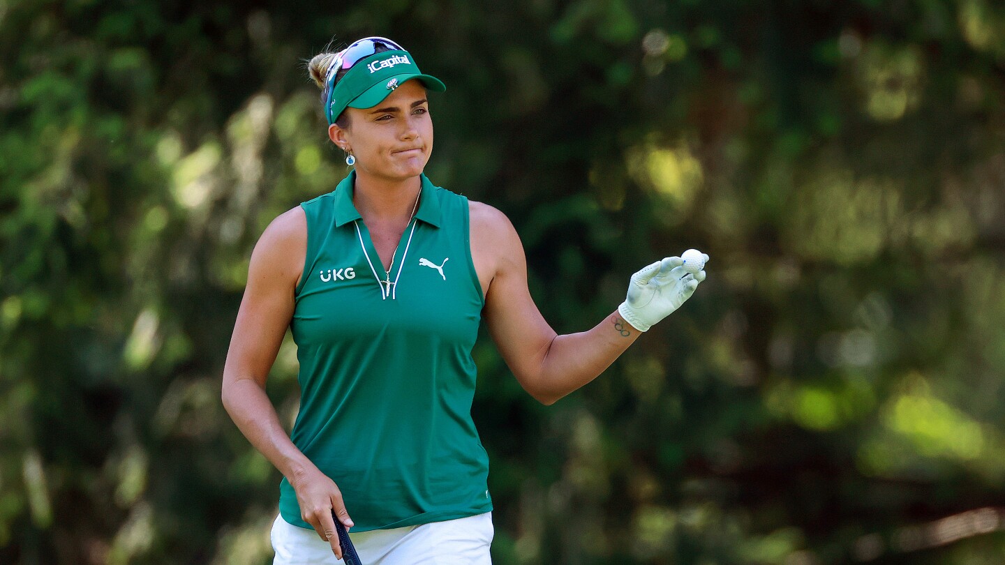 Lexi Thompson leads KPMG Women’s PGA after best major round in two years