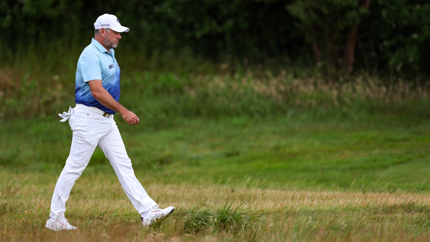 Lee Westwood, wishing he was in shorts, starts senior career with eagle