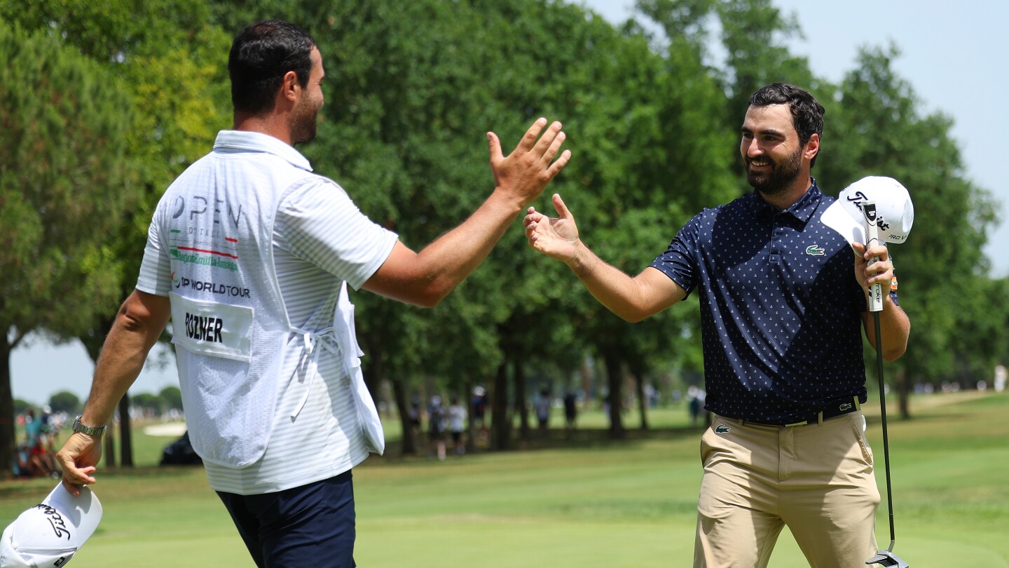 Antoine Rozner cards course-record 62 to share lead at Italian Open