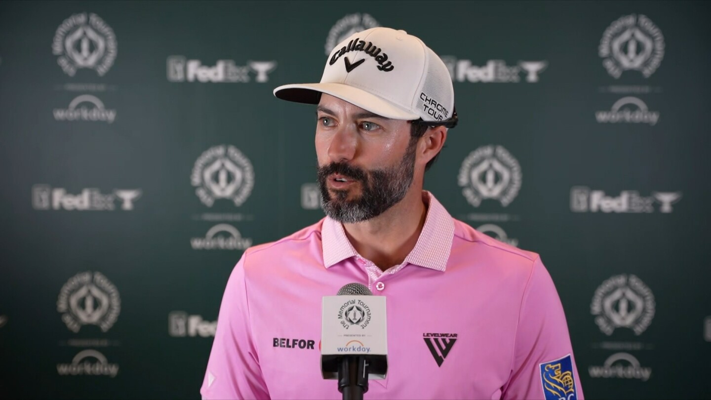 Adam Hadwin ready for anything at Memorial Tournament after leading Round 1