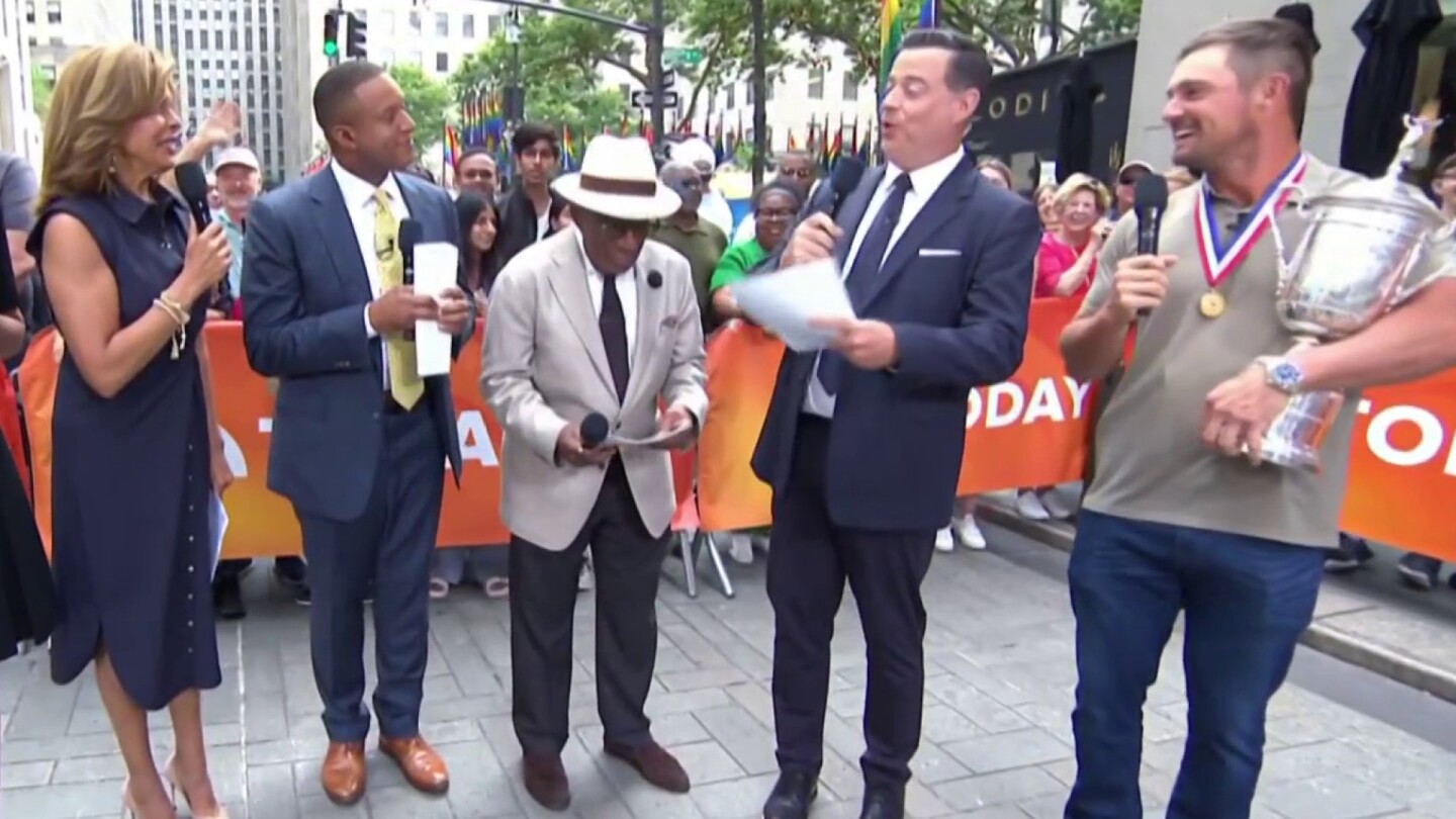 U.S. Open champion Bryson DeChambeu makes NYC trip to ‘Today Show’