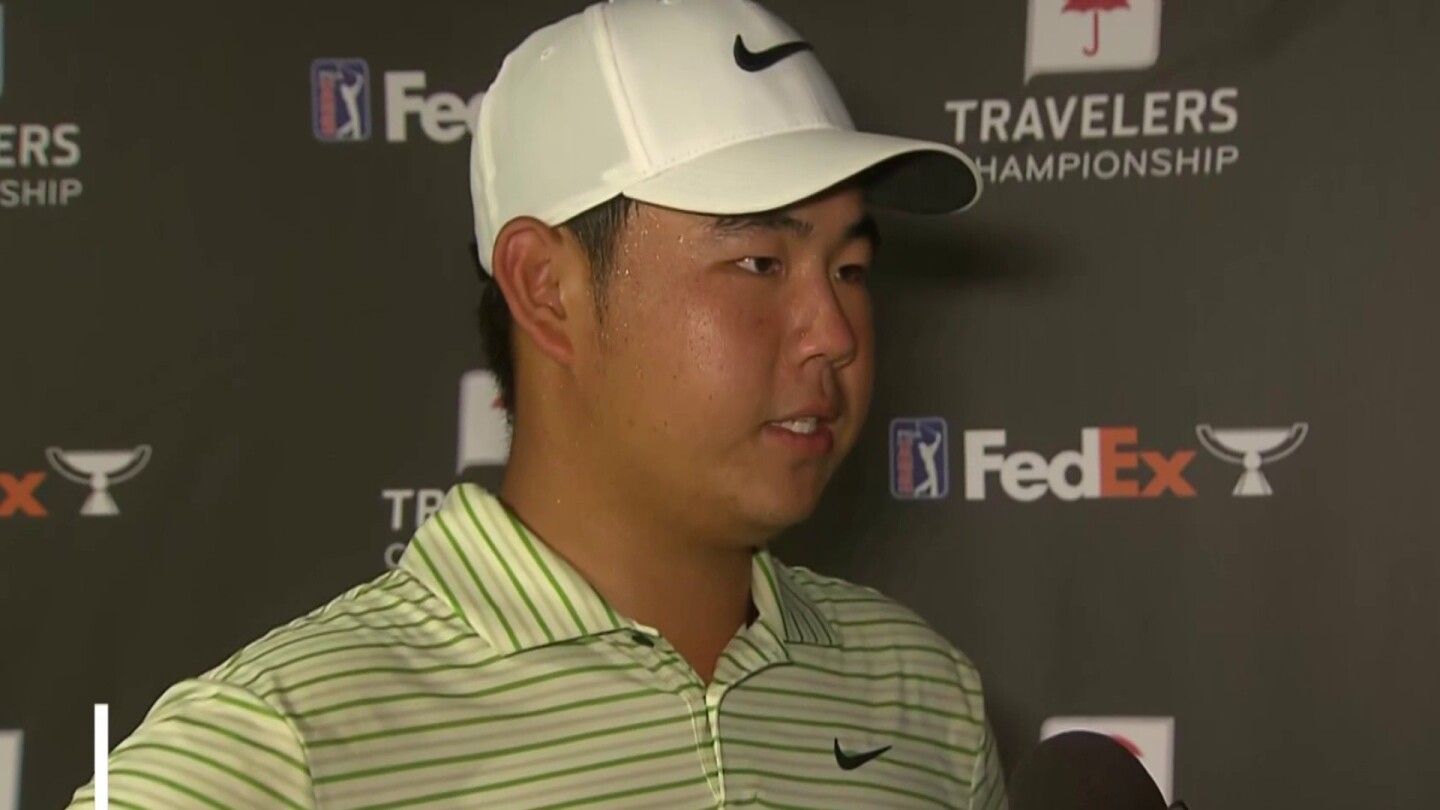 Tom Kim ‘comfortable’ heading into Travelers Championship final round