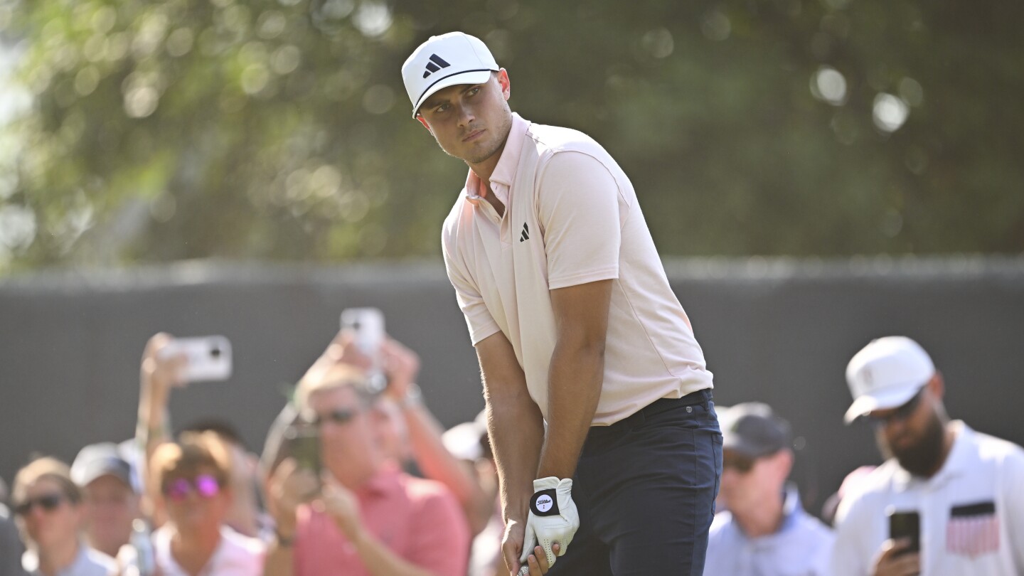 Ludvig Åberg’s U.S. Open Round 2 at Pinehurst No. 2 ‘relaxed’