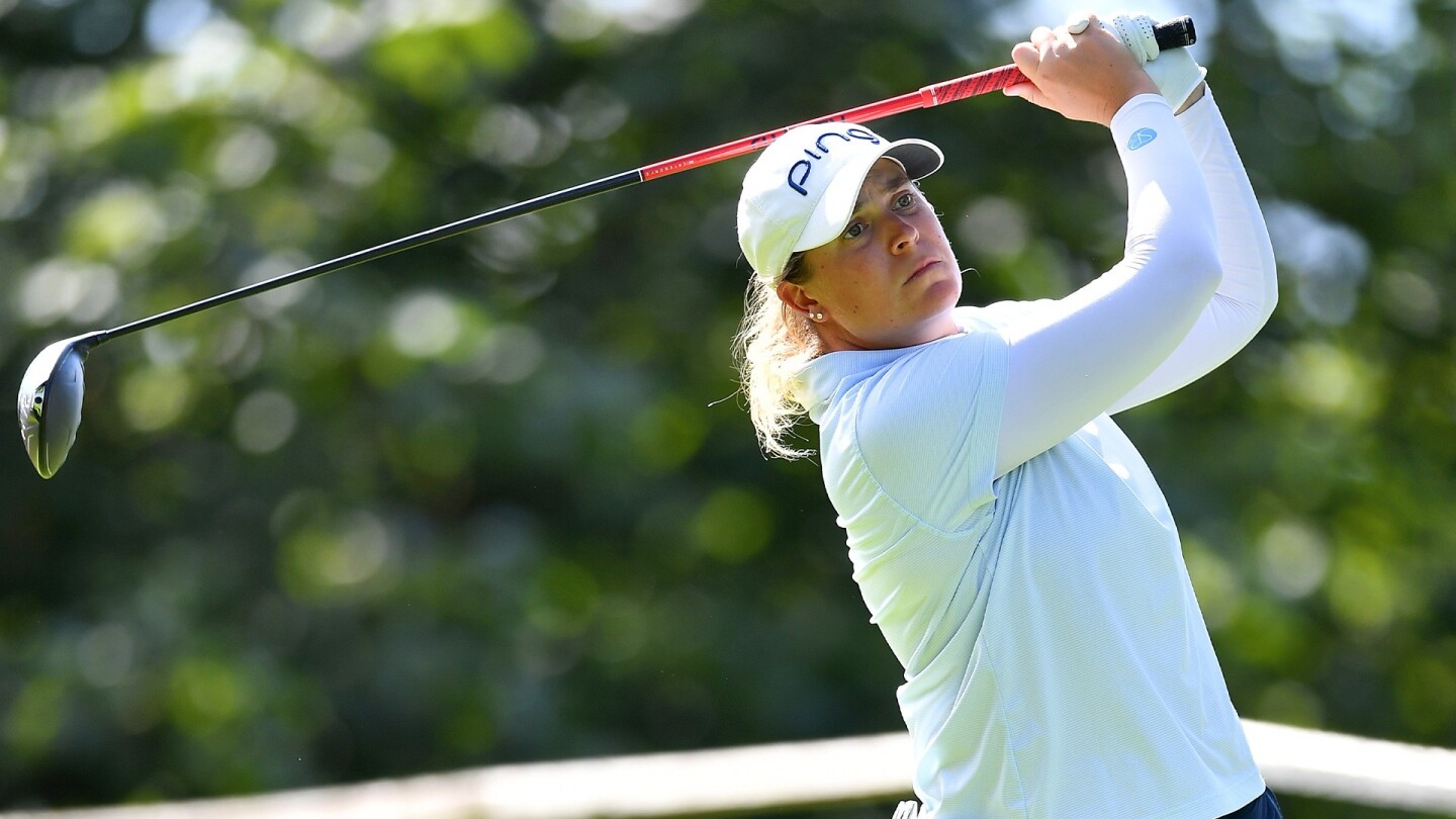 Stephanie Kyriacou Lauren Coughlin Ayaka Furue top Amundi Evian leaderboard