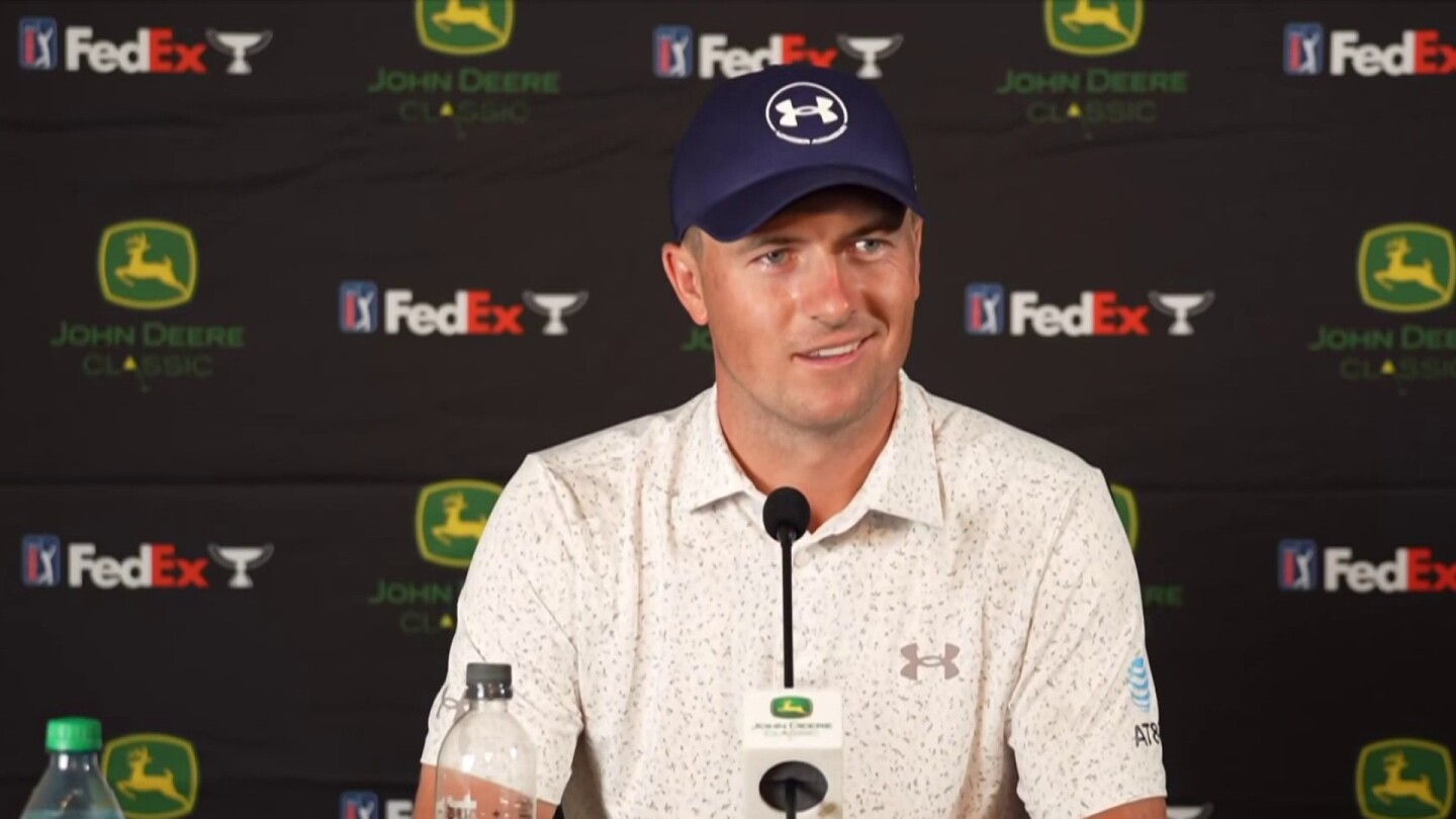 Jordan Spieth talks about fatherhood ahead of John Deere Classic return