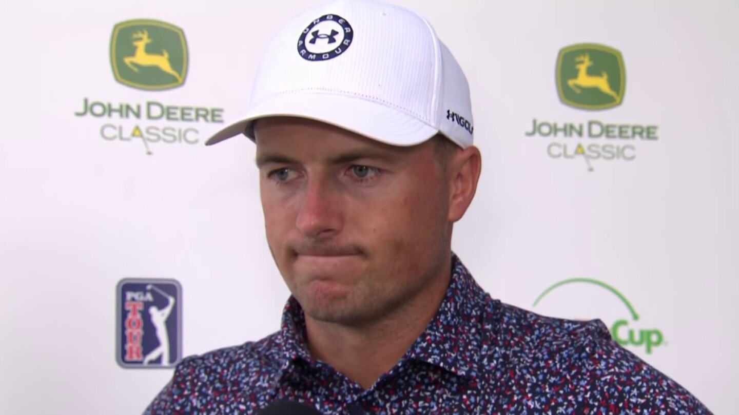 Jordan Spieth frustrated with Round 1 performance at the John Deere Classic