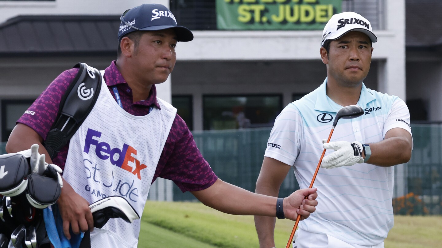 With new caddie, and robbery behind him, Hideki Matsuyama one back at FedEx St. Jude