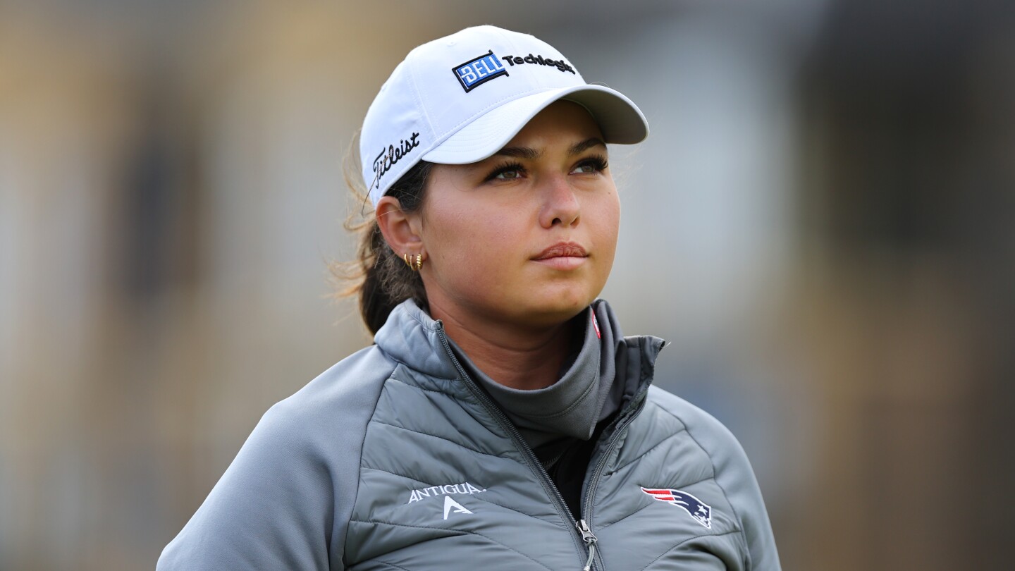 Why this AIG Women’s Open contender is wearing a New England Patriots logo