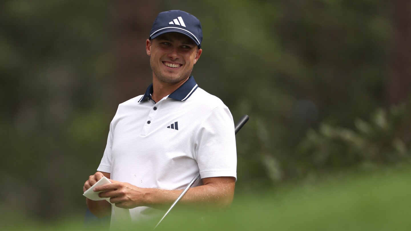 Ludvig Åberg gets nose bleed, drains 53-foot birdie putt at BMW Championship