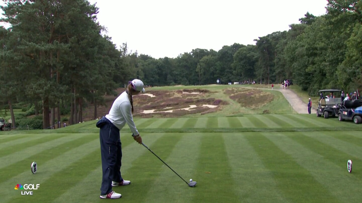 Highlights: Asterisk Talley nearly aces par-4 at Curtis Cup