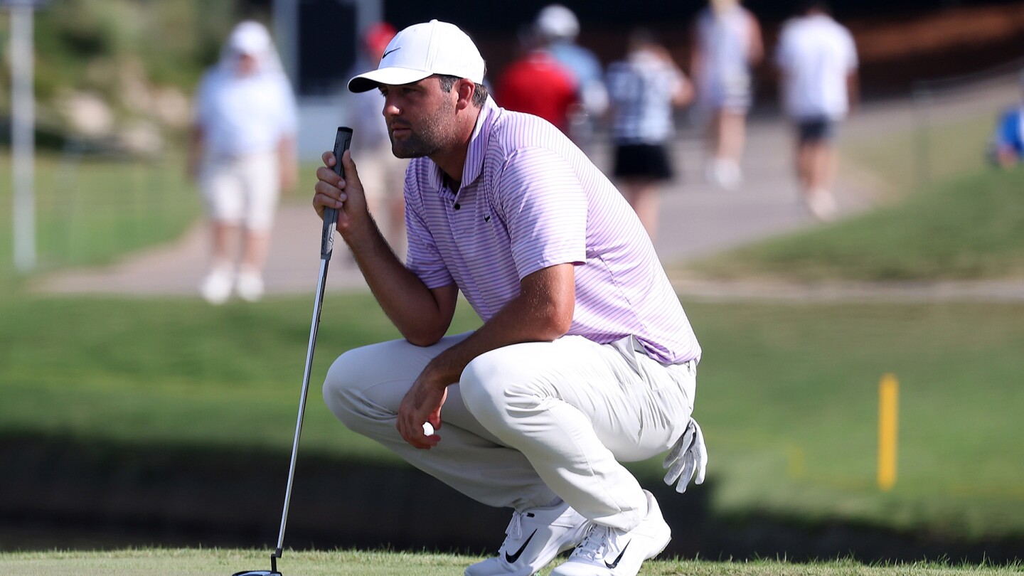 Scottie Scheffler takes early lead during Tour Championship at East Lake