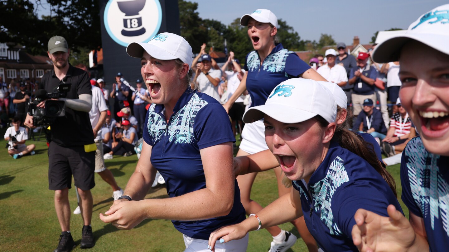 Great Britain and Ireland, with Catriona Matthew at the helm, wins first Curtis Cup in 8 years