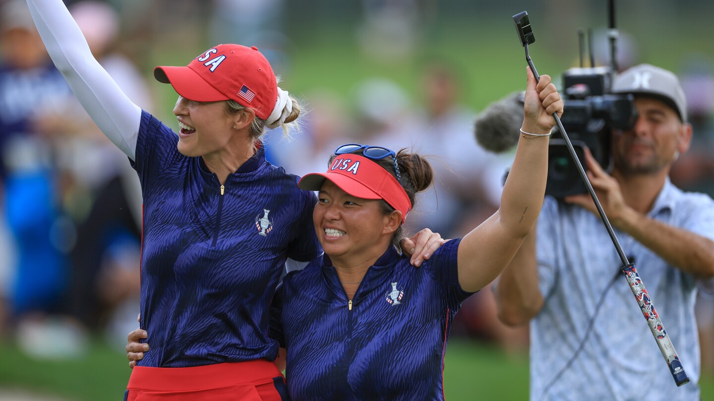 2024 Solheim Cup: Behind Nelly Korda and star rookies, U.S. takes 4-point lead after historic Day 1