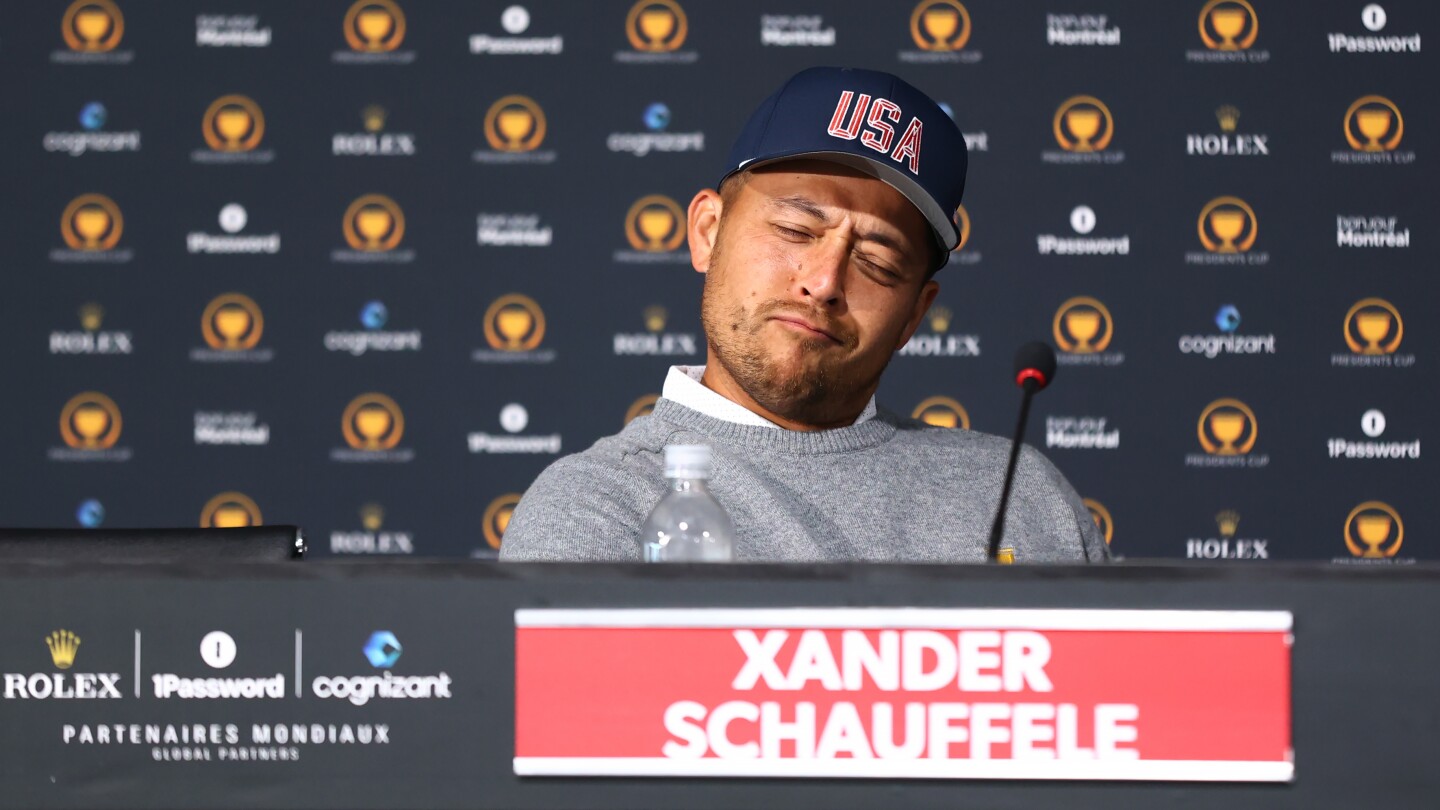 Xander Schauffele leading the way on the course and in the team room