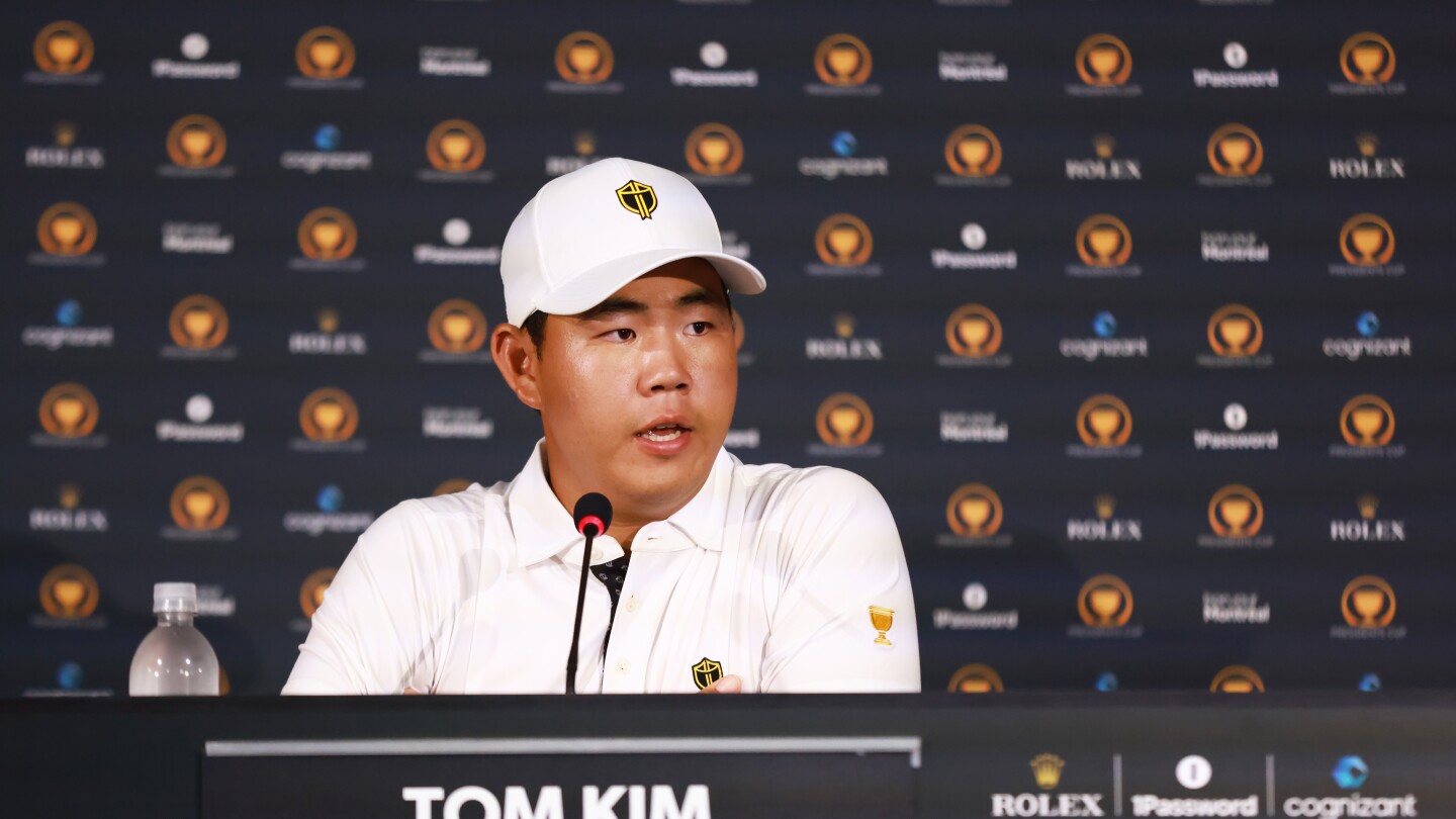 Tom Kim: U.S. players ‘cursing at us’ during Presidents Cup foursomes