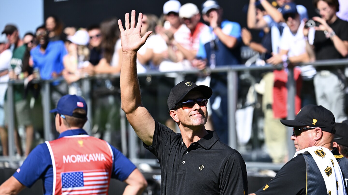 Adam Scott, representing the pride and pain of the International team