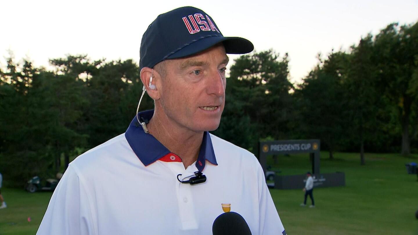 Jim Furyk: Team USA has ‘no panic’ after Day 2 Presidents Cup sweep