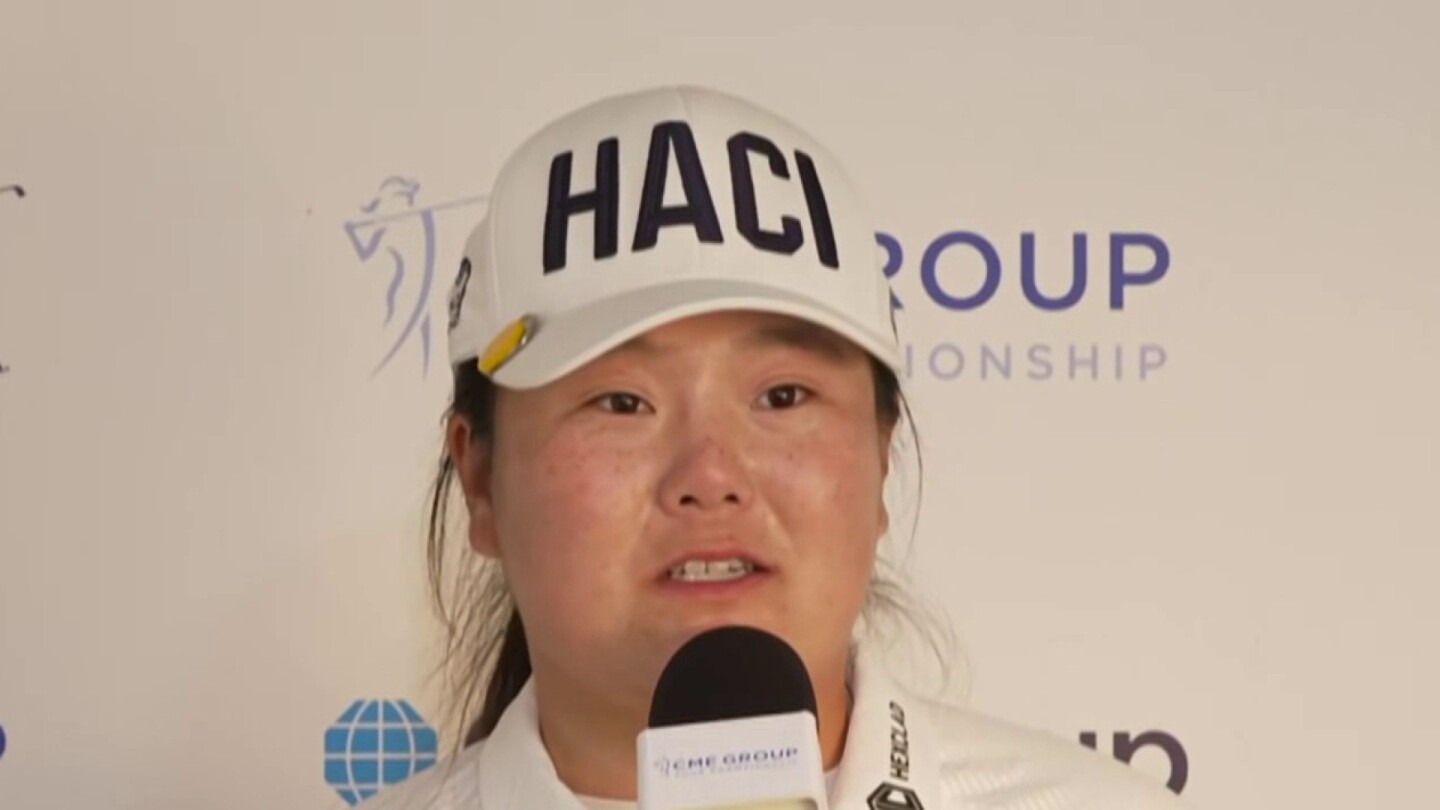 Angel Yin unbothered by pressure of CME Group Tour Championship lead