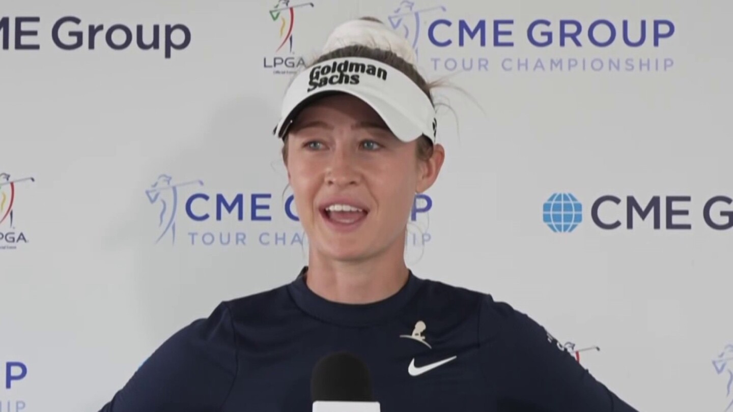 Nelly Korda 6-under in LPGA’s CME Group Tour Championship Round 2