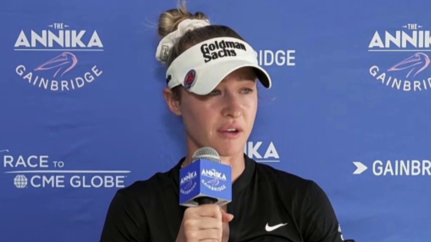 Nelly Korda’s goal is simply ‘playing golf’ at The Annika this week