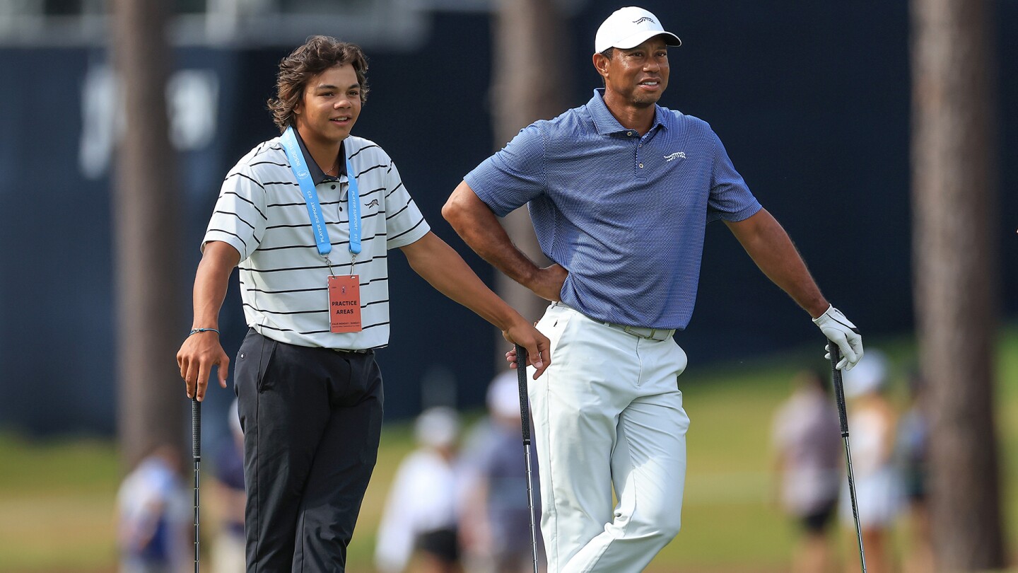 Tiger Woods and Charlie Woods’ best moments from the PNC Championship