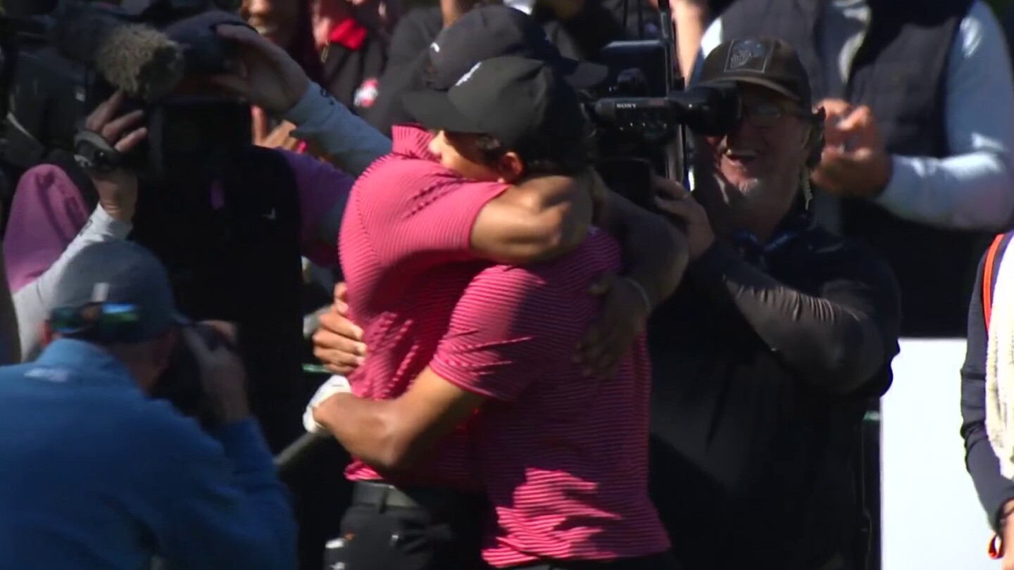 Tiger Woods’ son, Charlie, hits hole-in-one at 2024 PNC Championship