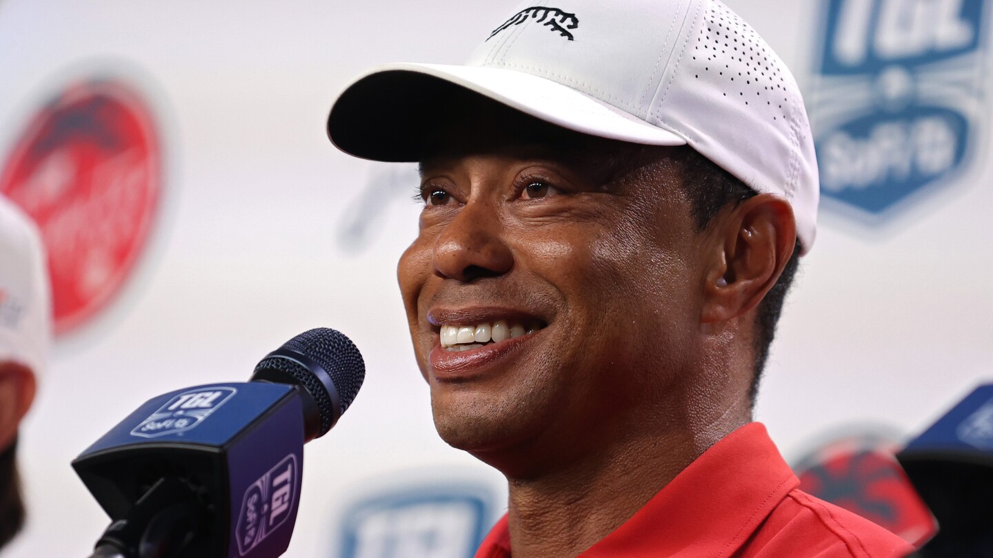 Tiger Woods makes indoor golf debut and finds humor in blowout loss, noting ‘how bad pros can be’