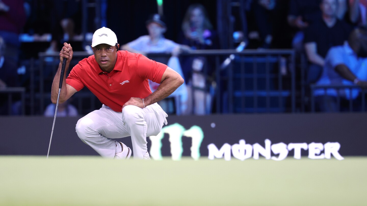 Tiger Woods makes the wrong kind of history during TGL match opposite Rory McIlroy