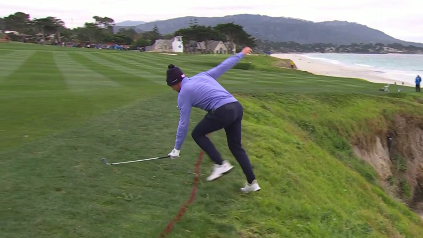 Justin Thomas’ incredible save at Pebble Beach: ‘How is that a par?!’