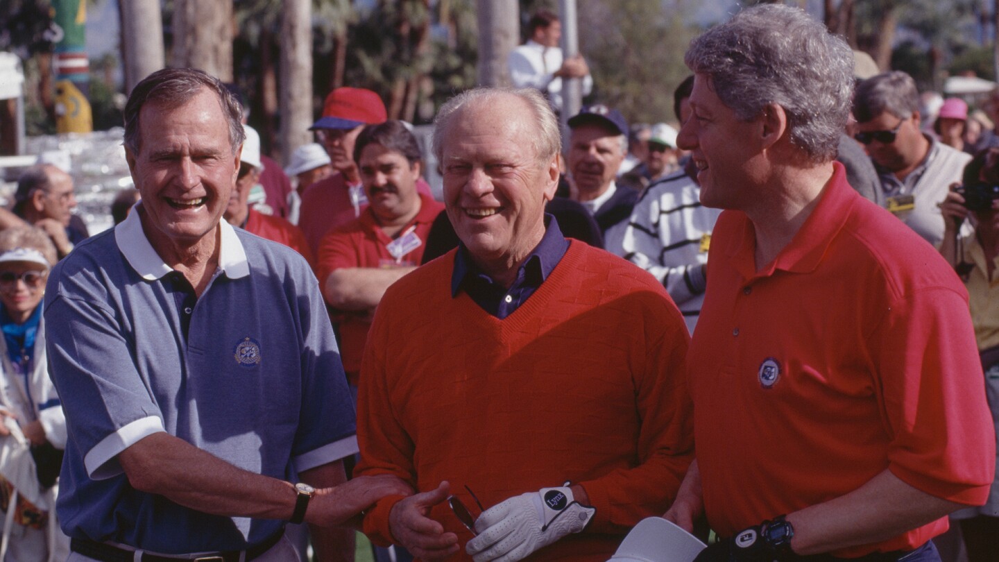 Recalling Bill Clinton, George HW Bush, Gerald Ford 1995 American Express