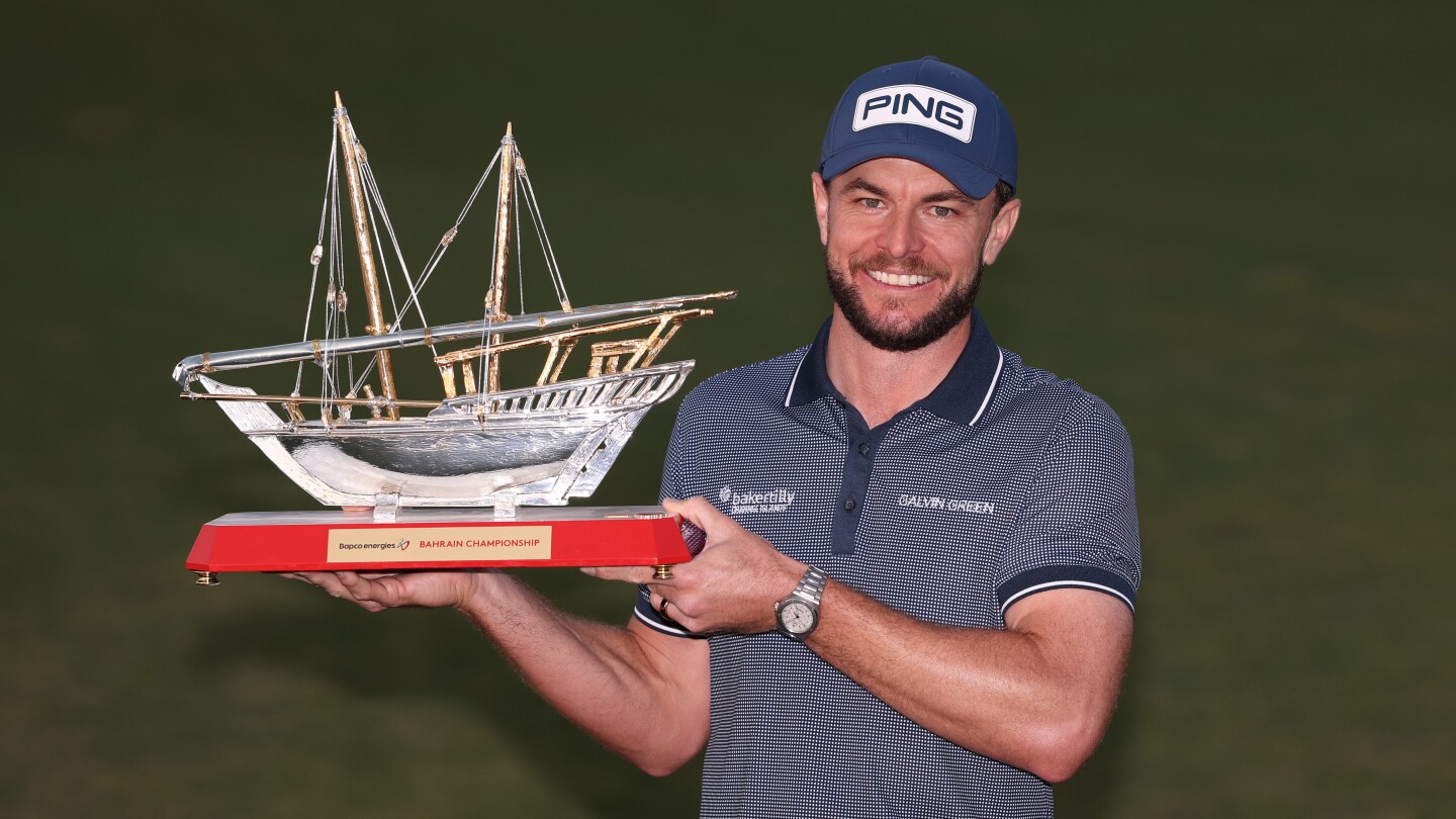 Former LIV player Laurie Canter captures second DP World Tour title, winning playoff in Bahrain