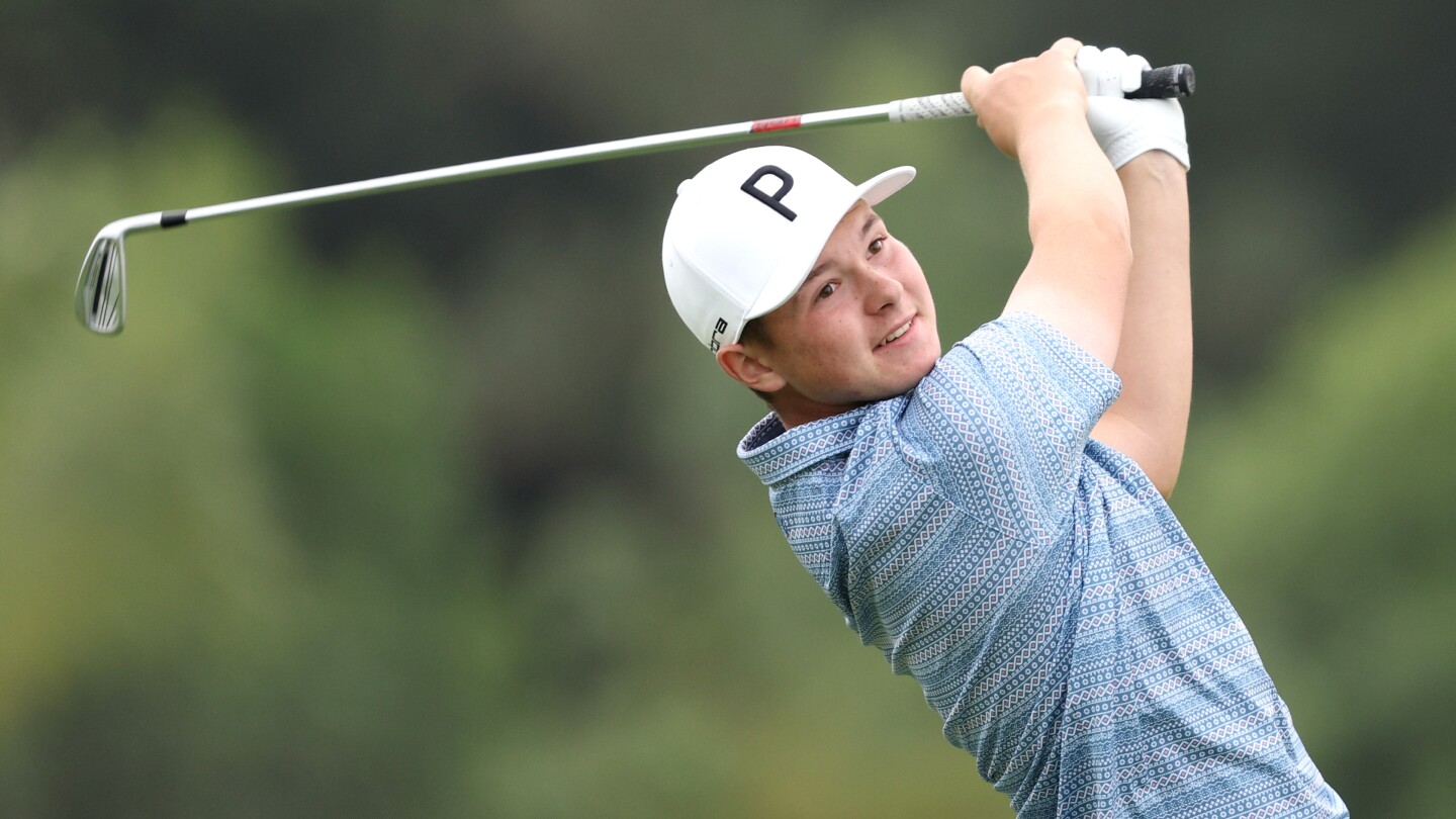 A 13-year-old shoots 75 in the first round at the Qatar Masters