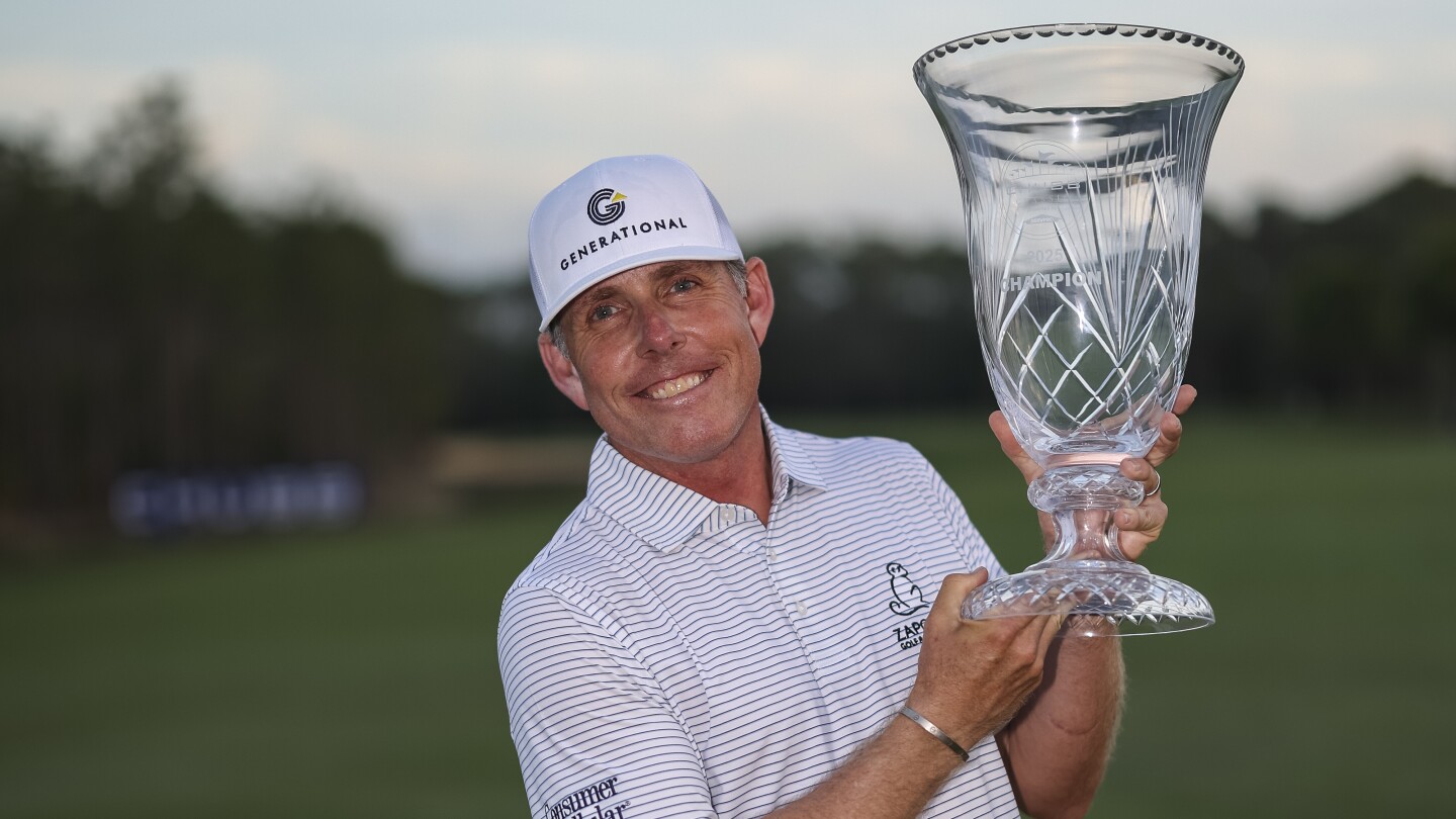 Justin Leonard wins Chubb Classic for first PGA Tour Champions title