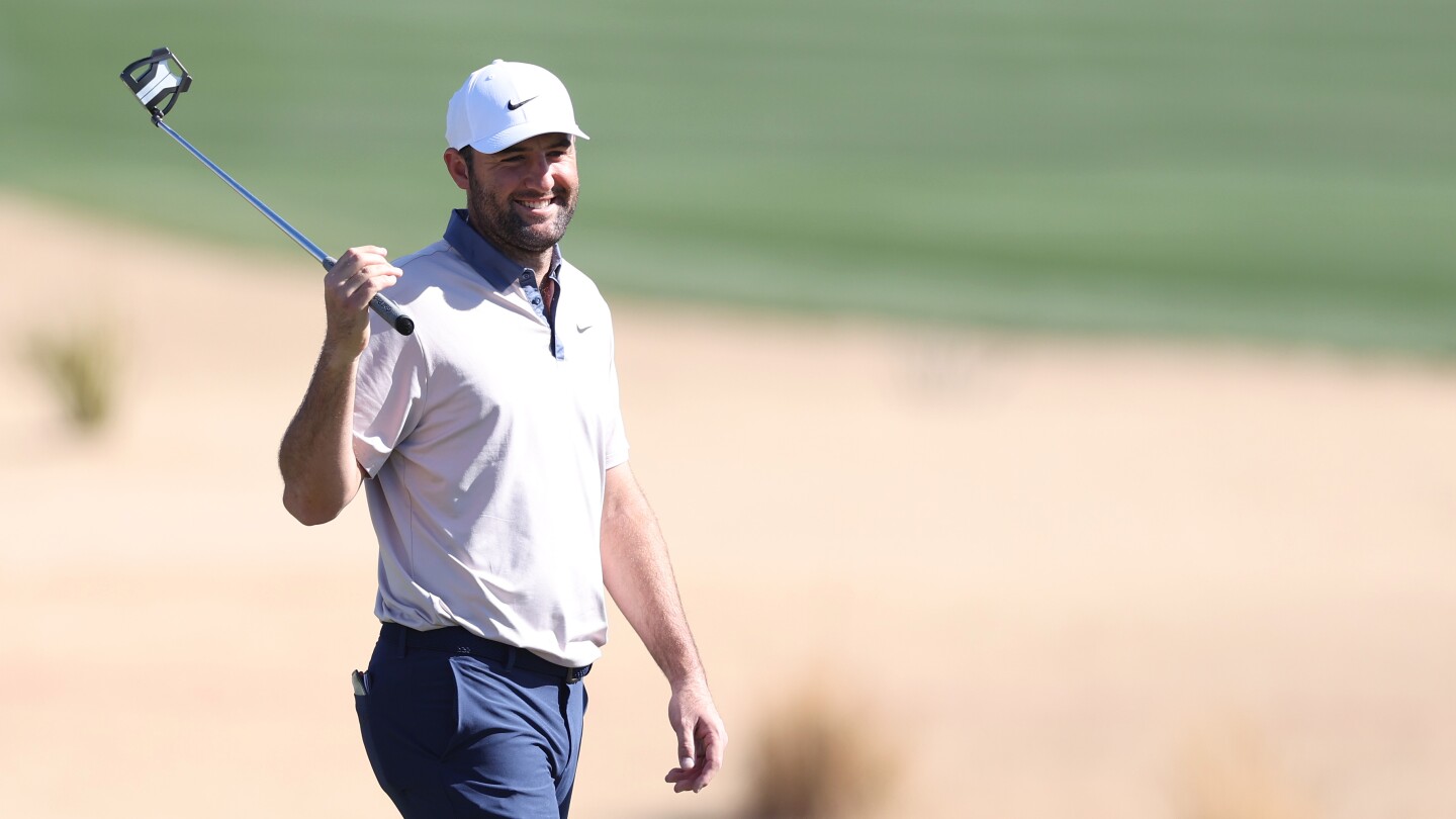 Wild opening round for Scottie Scheffler includes two eagles and a double bogey at TPC Scottsdale