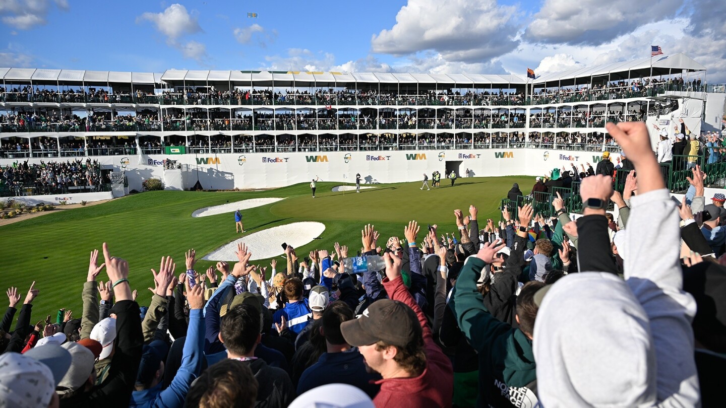 PGA Tour’s WM Phoenix Open hole 16 aces delivered by Tiger Woods, 11 others