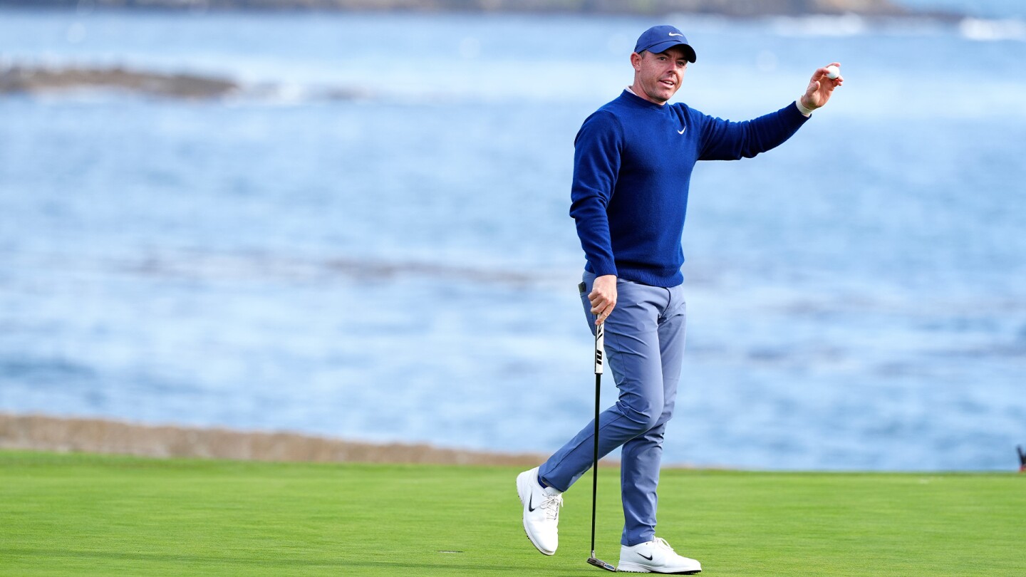 Top shots from PGA Tour’s 2025 AT&T Pebble Beach Pro-Am won by Rory McIlroy