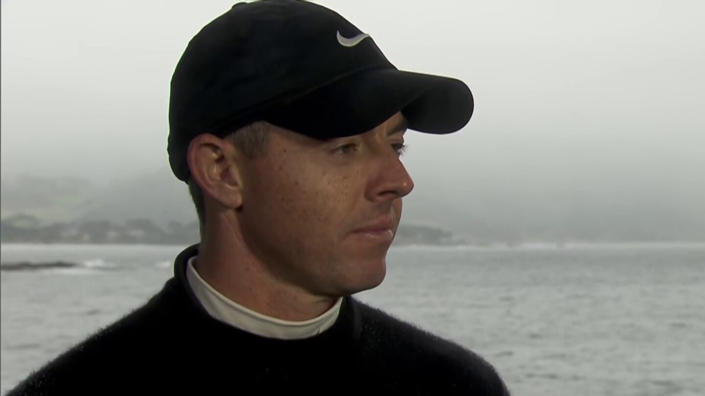 Rory McIlroy proud of adapting to windy Pebble Beach conditions in Round 3